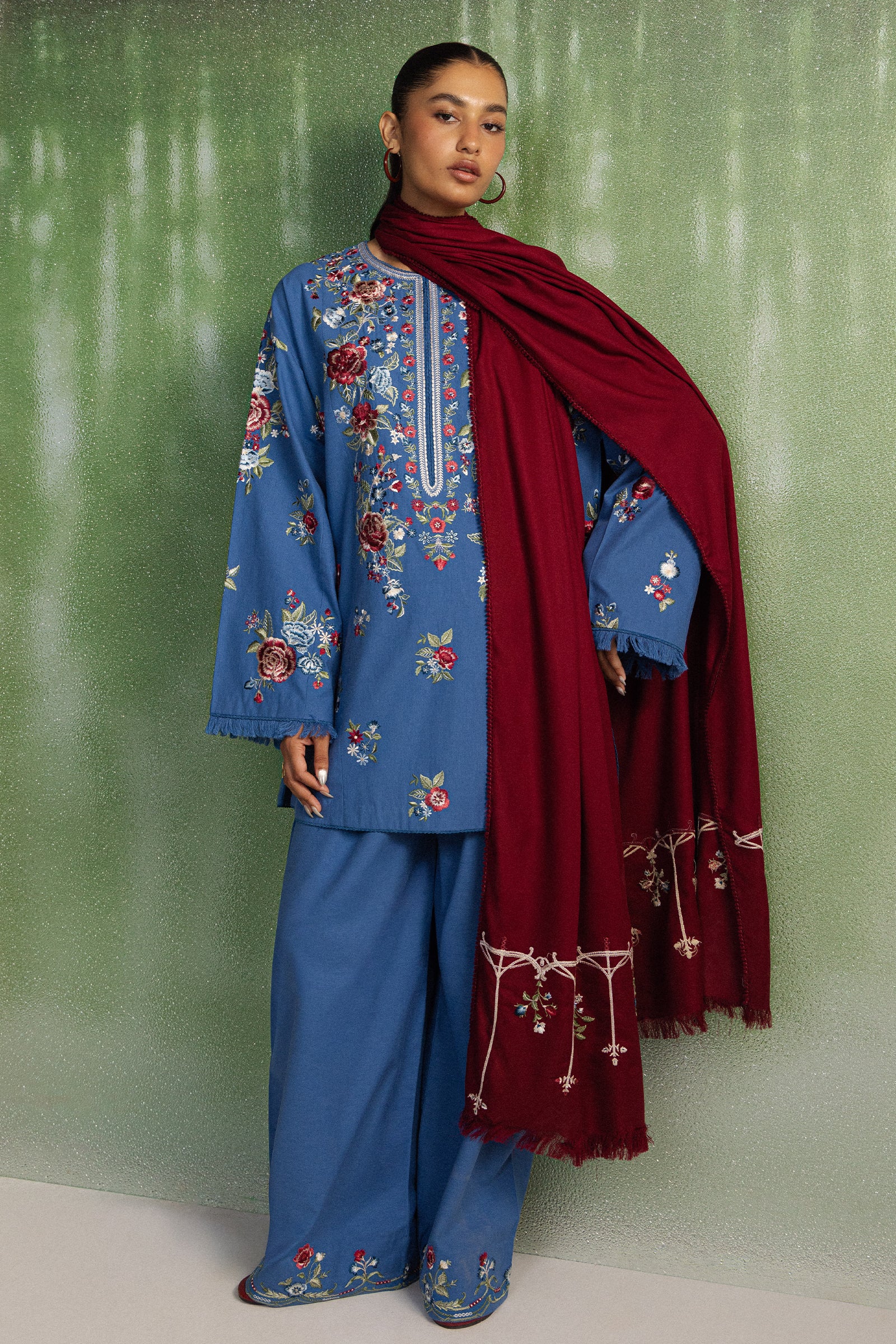 Pakistani unstitched 3-piece khaddar suits | Coco by Zara Shahjahan Intl